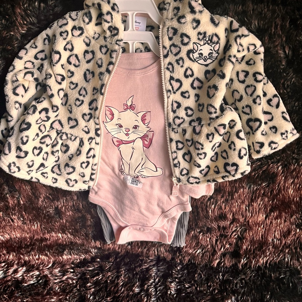 Disney Pink and Cream Kids Matching Set